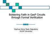 Bolstering Faith in GasP Circuits through Formal Verification