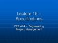 Lecture 15  PowerPoint PPT Presentation