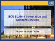 ECU Student Information and Support Services