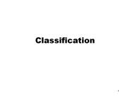 Classification
