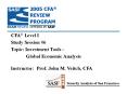 CFA Level I Study Session PowerPoint PPT Presentation