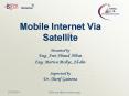 Mobile Internet Via Satellite PowerPoint PPT Presentation