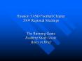 Houston TASO Football Chapter PowerPoint PPT Presentation