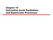 Chapter 14 Instruction Level Parallelism and Superscalar Processors