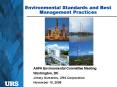 Environmental Standards and Best Management Practices PowerPoint PPT Presentation