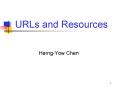 URLs and Resources PowerPoint PPT Presentation