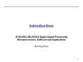 SYSC5603 (ELG6163) Digital Signal Processing Microprocessors, Software and Applications PowerPoint PPT Presentation