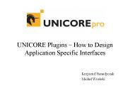 UNICORE Plugins 