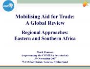 Mobilising Aid for Trade: