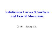 Subdivision Curves