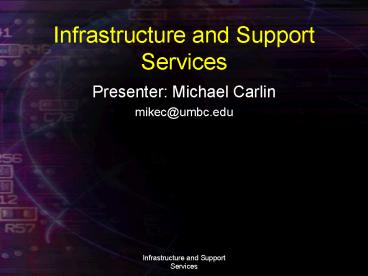 Presenter: Michael Carlin