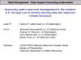 Water Management: Water Supply Forecasting (Lettenmaier) PowerPoint PPT Presentation
