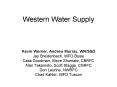 Western Water Supply PowerPoint PPT Presentation
