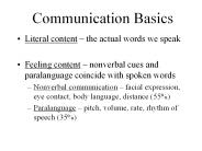 Communication Basics
