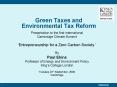 Green Taxes and Environmental Tax Reform PowerPoint PPT Presentation