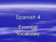 Spanish 4