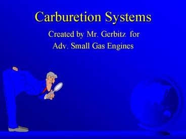 Carburetion Systems