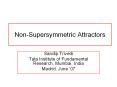 Non-Supersymmetric Attractors PowerPoint PPT Presentation