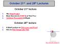 October 21st and 28th Lectures PowerPoint PPT Presentation