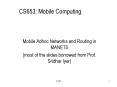 CS653: Mobile Computing PowerPoint PPT Presentation