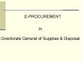 EPROCUREMENT PowerPoint PPT Presentation