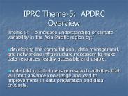 IPRC Theme5: APDRC Overview