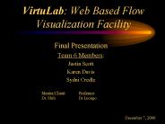 VirtuLab: Web Based Flow Visualization Facility