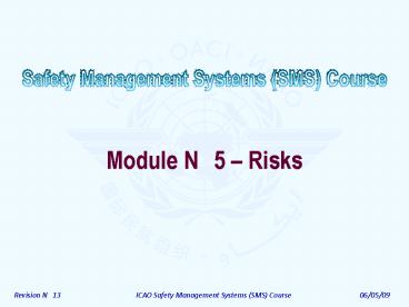 Module N 5 Risks