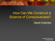 How Can We Construct a Science of Consciousness?