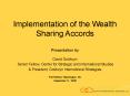 Implementation of the Wealth Sharing Accords PowerPoint PPT Presentation
