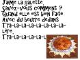J'aime la galette, Savez-vous comment ? Quand elle est bien faite Avec du beurre dedans Tra-la-la-la-la-la-la-la-l PowerPoint PPT Presentation