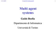 Multi agent systems