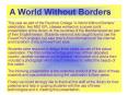 This year as part of the Psychico College A World Without Borders celebration, two MS1 EFL classes w PowerPoint PPT Presentation