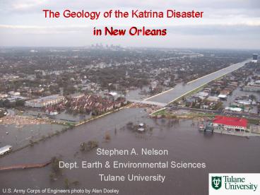 U'S' Army Corps of Engineers photo by Alan Dooley