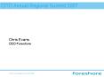 Chris Evans CEO Foreshore PowerPoint PPT Presentation