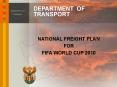 DEPARTMENT OF TRANSPORT PowerPoint PPT Presentation