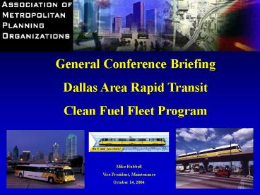 General Conference Briefing