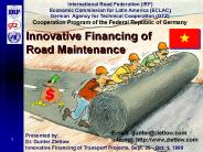 Innovative Financing of Road Maintenance