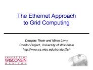 The Ethernet Approach to Grid Computing