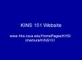 KINS 151 Website PowerPoint PPT Presentation