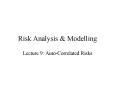 Risk Analysis PowerPoint PPT Presentation