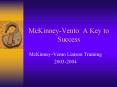 McKinneyVento: A Key to Success PowerPoint PPT Presentation