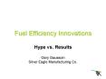 Fuel Efficiency Innovations PowerPoint PPT Presentation