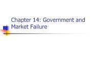 Chapter 14: Government and Market Failure
