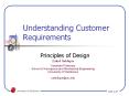 Understanding Customer Requirements PowerPoint PPT Presentation