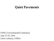 Quiet Pavements