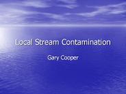 Local Stream Contamination