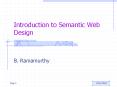 Introduction to Semantic Web Design PowerPoint PPT Presentation