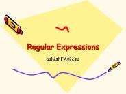 Regular Expressions