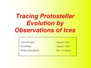 Tracing Protostellar Evolution by Observations of Ices